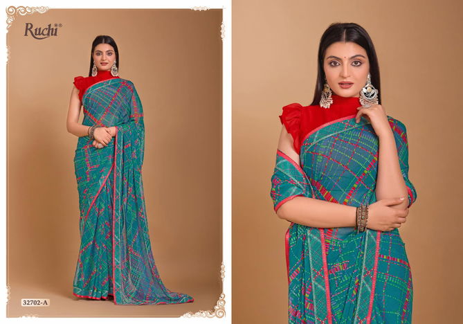 Vanilla Vol 7 By Ruchi Digital Printed Chiffon Sarees Wholesale Price In Surat